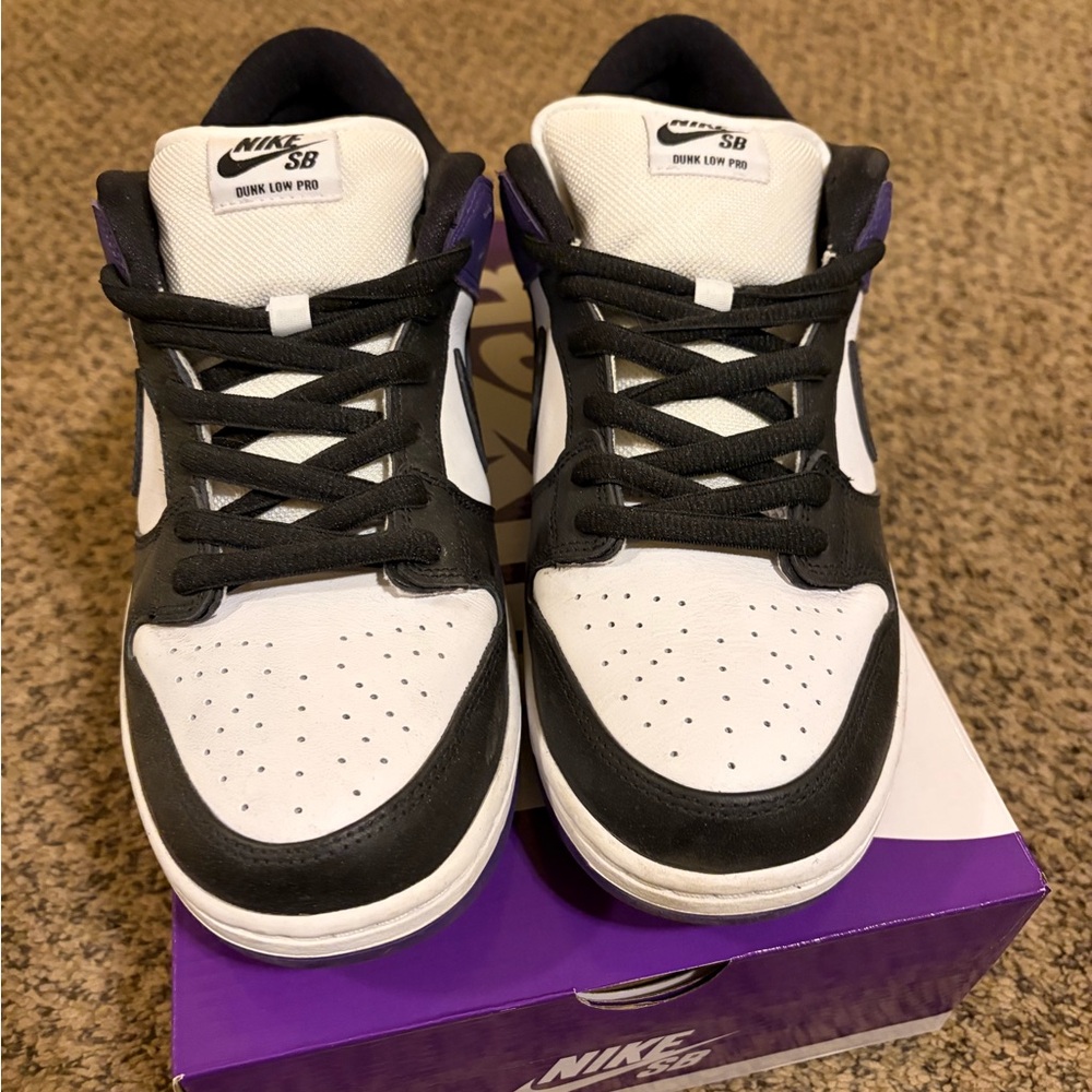Size 12 Nike SB Dunk Low Court Purple - Picture 3 of 5